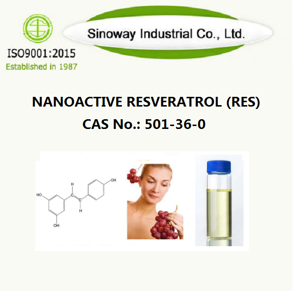 النانسية resveratrol (res) 501-36-0