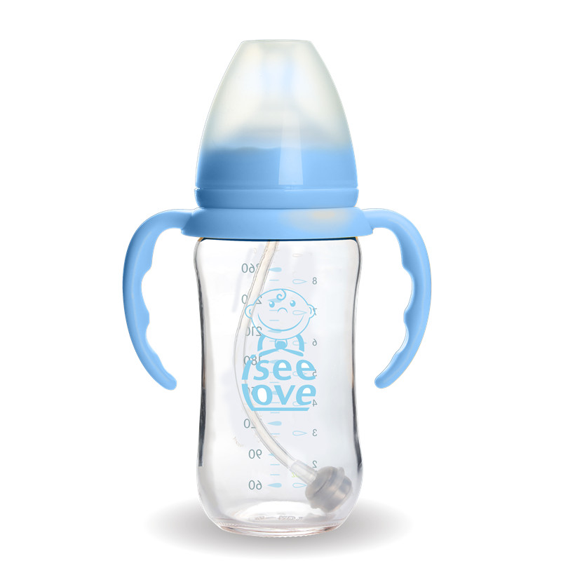 جديد مولود البورسليكات الزجاج زجاجة الطفل