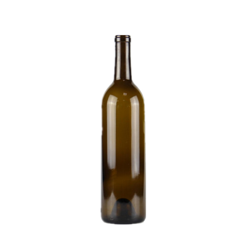750ML عببر زجاجات النبيذ فارغة مع الفلين