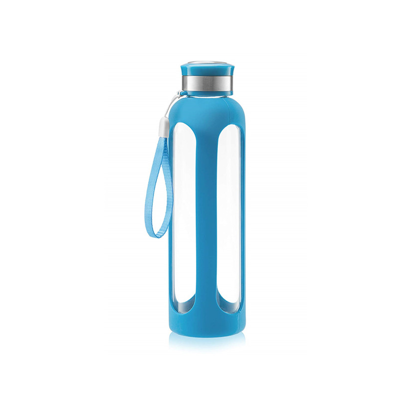 زجاجة مياه السفر مع كم سيليكون