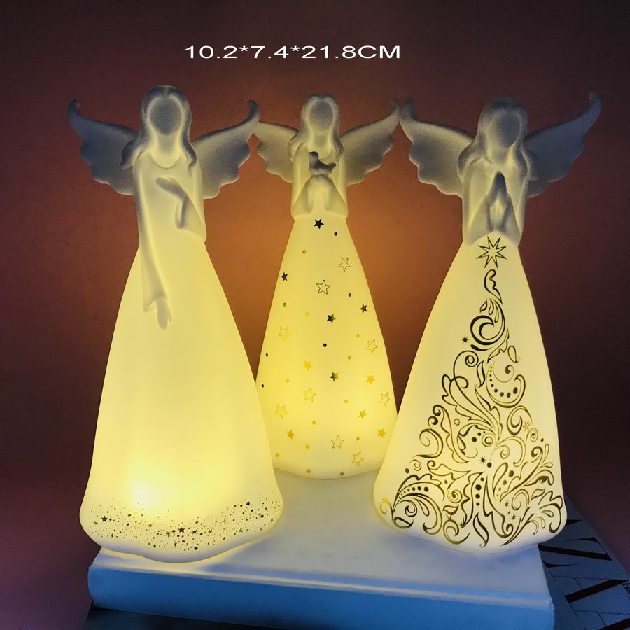 Dolomite ملاك الديكور مع ضوء LED