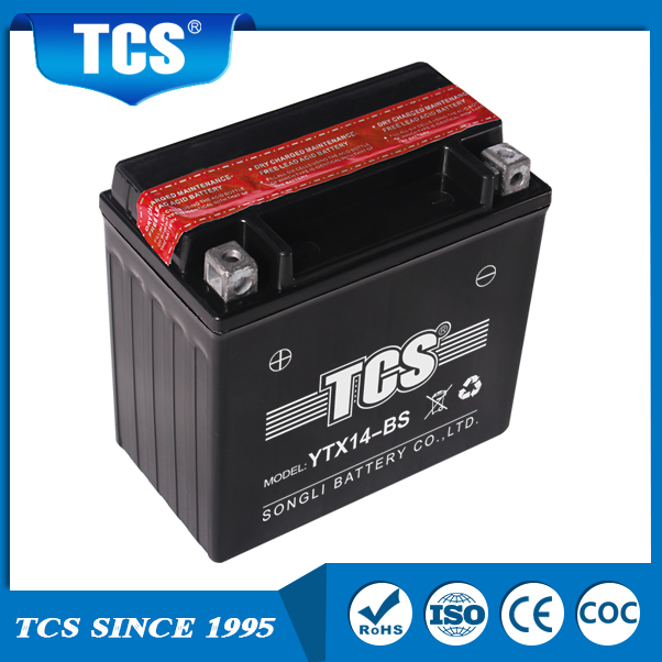 TCS صيانة الجافة المشحونة مجانا YTX14-BS