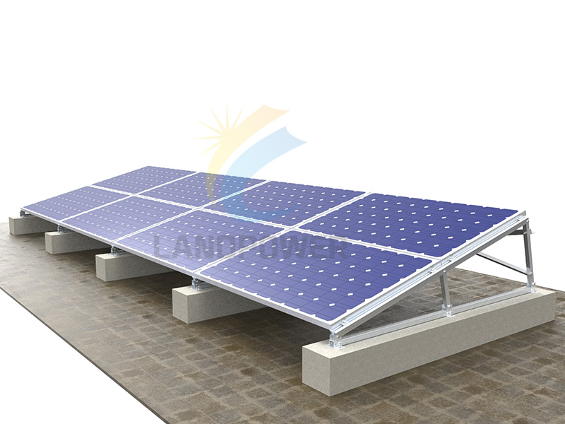 لوحة الشمسية السقف المسطح نظام التركيب الشمسي