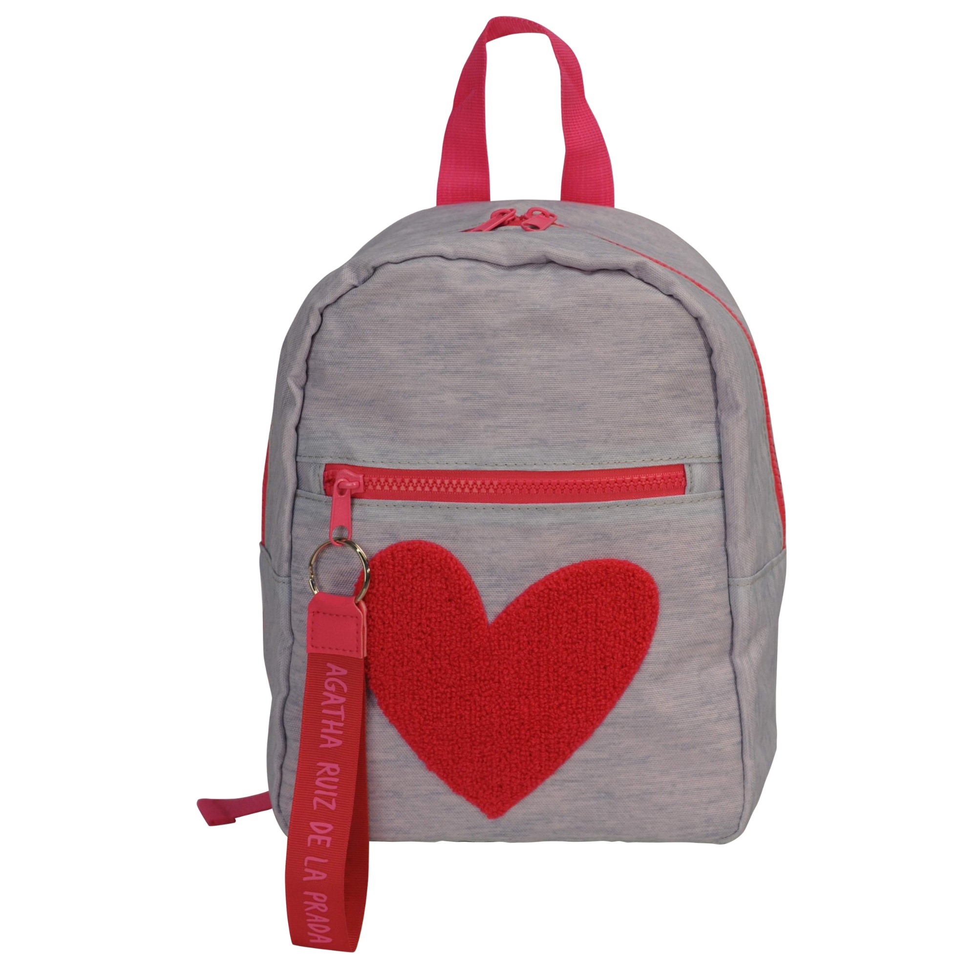OEM ميني حقيبة الظهر نايلون محفظة كيس كلية الأزياء |Daypack مع التطريز على شكل قلب