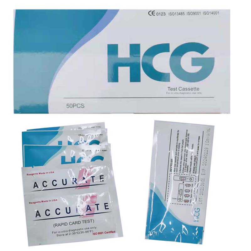 اختبار الحمل في البول اختبار Hcg السريع مجموعات اختبار الحمل السريع في خطوة واحدة