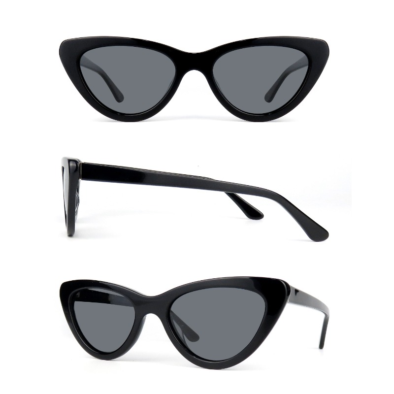 شعار مخصص نظارات الشمس عين القط النظارات الشمسية سعر جيد القط. 3 UV400 الترويجية خلات الإناث والذكور أزياء النظارات الشمسية للجنسين