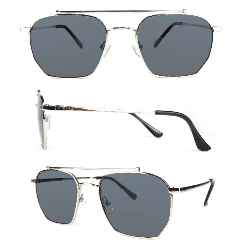 إطار معدني الطيران النساء الرجال النظارات الشمسية بالجملة النظارات الشمسية نظارات شمسية 2022 OEM النظارات الشمسية شعار PC UV400 للجنسين حسب الطلب