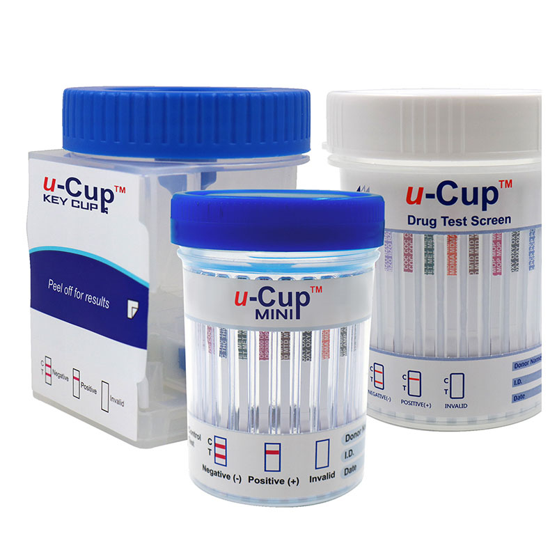 مجموعات أكواب اختبار البول المتعددة للأدوية، اختبار سريع MOP/THC/OPI/COC