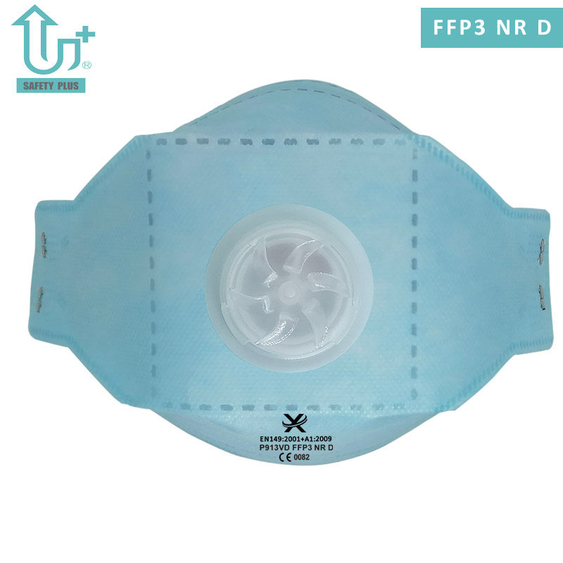 يمكن التخلص منه عالي الجودة FFP3 Nrd Filter Grade معدات الحماية الشخصية قناع الوجه للغبار