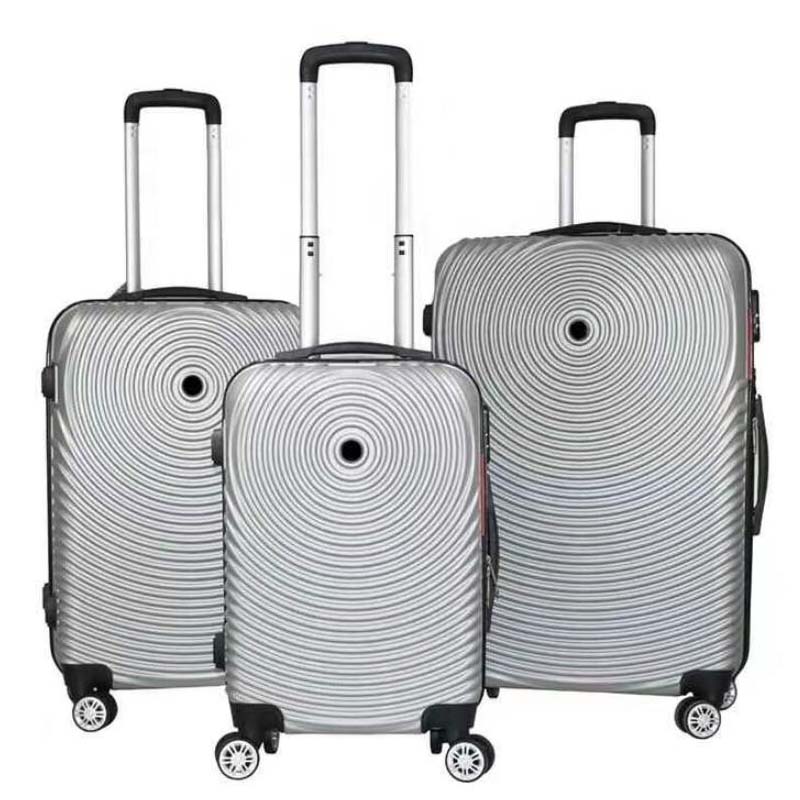 حقيبة سفر بعجلات من ARLOGOO ABS مجموعة حقائب سفر عالية الجودة بتصميم دائري عصري