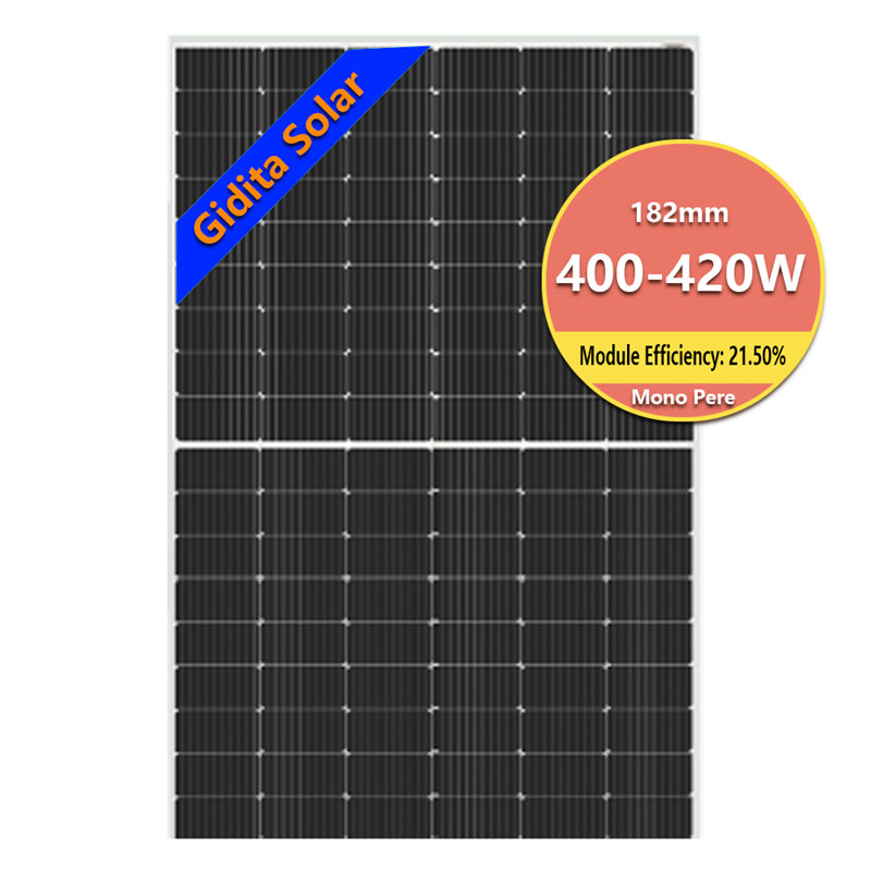 وحدة كهروضوئية نصف خلية لوحة شمسية أحادية البلورية 400 واط 410 واط 420 واط