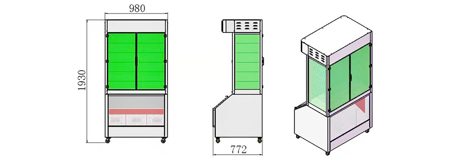 Drawing of popcorn showcase